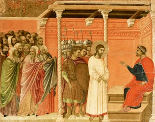 Christ Before Pilate, Detail of Tile from Episodes from Christ