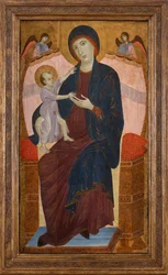 Madonna and Child enthroned with angels, c. 1280