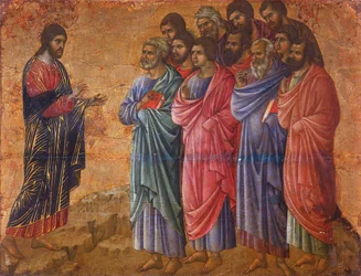 The Appearance of Christ on Mountain in Galilee (detail)
