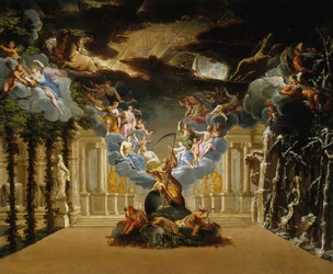Stage Design for the Prologue of the Tragédie lyrique Atys by Jean-Baptiste Lully