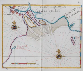 Arabia. Coastal area and gulf