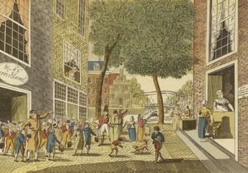 Children Coming Out of School, 1812
