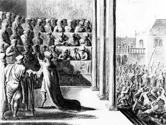 Herod the Great accuses his sons, Alexander and Aristobulus, of treason. c.1700