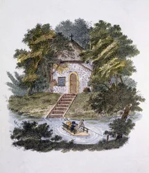 Illustration from Magazine of Garden Gems by G. van Laar, published 1802