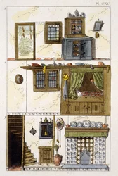 Illustration from the Magazine of Garden Gems by G Van Laar, 1802
