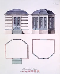 Illustration from the Magazine of Garden Gems by G Van Laar, 1802