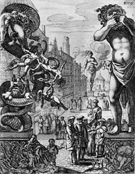 It Had the Shape of a Man More Than 100 Feet High... His Mouth as Big as a Door
