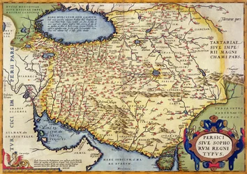 Map of Persia, from the Theatrum Orbis Terrarum, pub. by Abraham Ortelius Antwerp, c.1590
