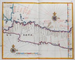 Map of the island of Java