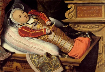 Portrait of Cornelia Burch aged 2 Months