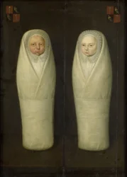 Portrait of Swaddled Twins: The Early-Deceased Children of Jacob de Graeff and Aeltge Boelens