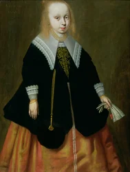 Portrait of a Young Girl, Friesland School, 1644