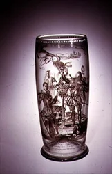 Sepia enamelled humpen, early 17th century
