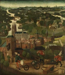 St Elizabeth Flood by Master of the Holy Elisabeth Panels c.1490-5