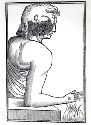 The Perception of the Senses, from De Homine Figuris by Rene Descartes (1596-1650) published in Amsterdam, 1677