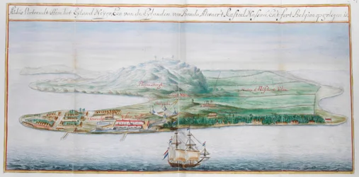 View of one of the Banda islands