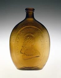 Figured Flask, c. 1847