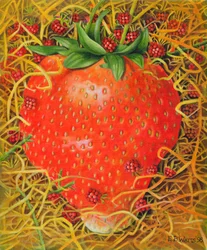 Strawberry in Straw, 1998