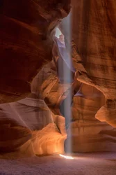 Sunbeam in Slot Canyon