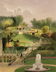 The Garden on the Hill Side, Castle Combe, from 