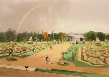 View in the Gardens of Eaton Hall