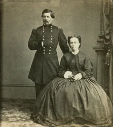 Major General George B. McClellan and His Wife, Published by Anthony