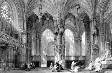 The Cathedral of Lyons, France, 19th Century