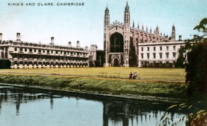 Kings and Clare Colleges, Cambridge, Cambridgeshire, early 20th century