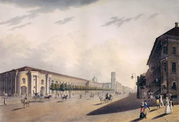 Gostiny Dvor, St. Petersburg, 1820s