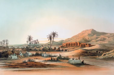 Temple of Seti I at Qurnah, Egypt, 19th century