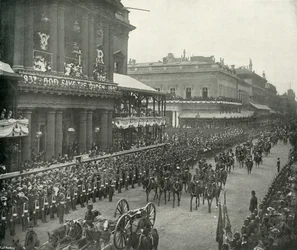 The Royal Procession: Aides-De-Camp Passing the United Service Club