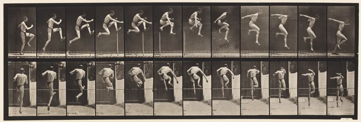 Jumping; Running Straight High Jump (Shoes)