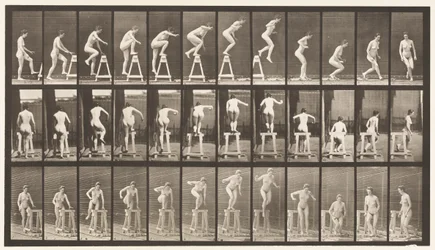 Plate 171. Stepping on a Trestle; Jumping Down, Turning