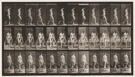 Plate 32. Walking, Carrying Bucket of Water in Each Hand