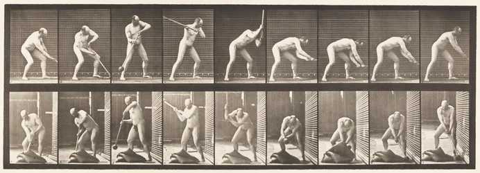 Plate 396. Pounding with a Mallet
