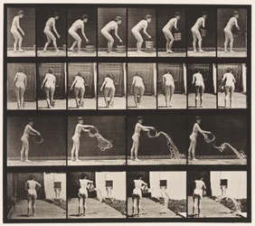 Plate 401. Emptying Bucket of Water