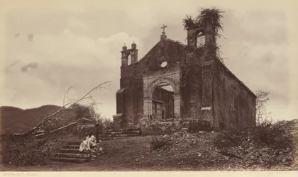 Ruins of the Church of San Miguel, Panama, 1877