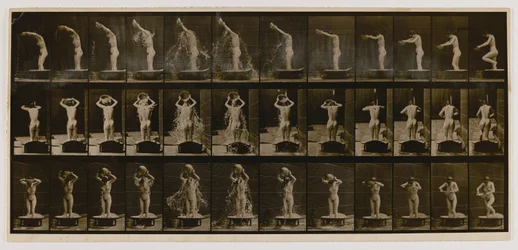 Woman Pouring a Basin of Water over Her Head, from the book Animal Locomotion