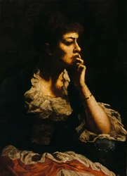 Portrait of Mrs. Eastman Johnson, ca. 1888