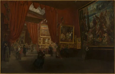 Exhibition of works by Eugène Delacroix, at the Galerie Martinet, boulevard des Italiens, in 1864