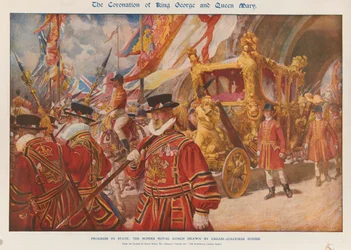 The coronation of King George V