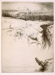 Northern France: Abandoned Trenches After World War One