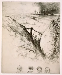 Northern France: Abandoned Trenches After World War One