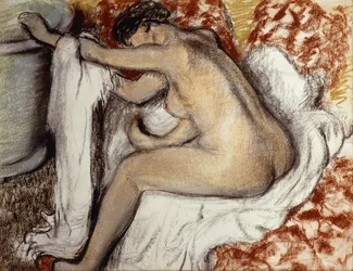 After the Bath, Woman Drying