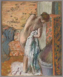 After the Bath (Woman Drying Herself)