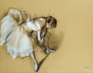 Dancer Adjusting her Shoe, c.1890