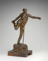 Dancer Holding Her Right Foot in Her Right Hand, possibly 1900-1911