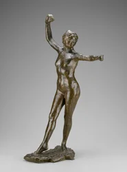 Dancer Ready to Dance, Right Foot Forward, modeled 1882-95 cast 1919