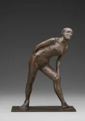Dancer Rubbing Her Knee, Known as Dancer in the Role of Harlequin (bronze)