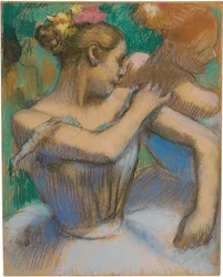Dancer Adjusting Her Shoulder